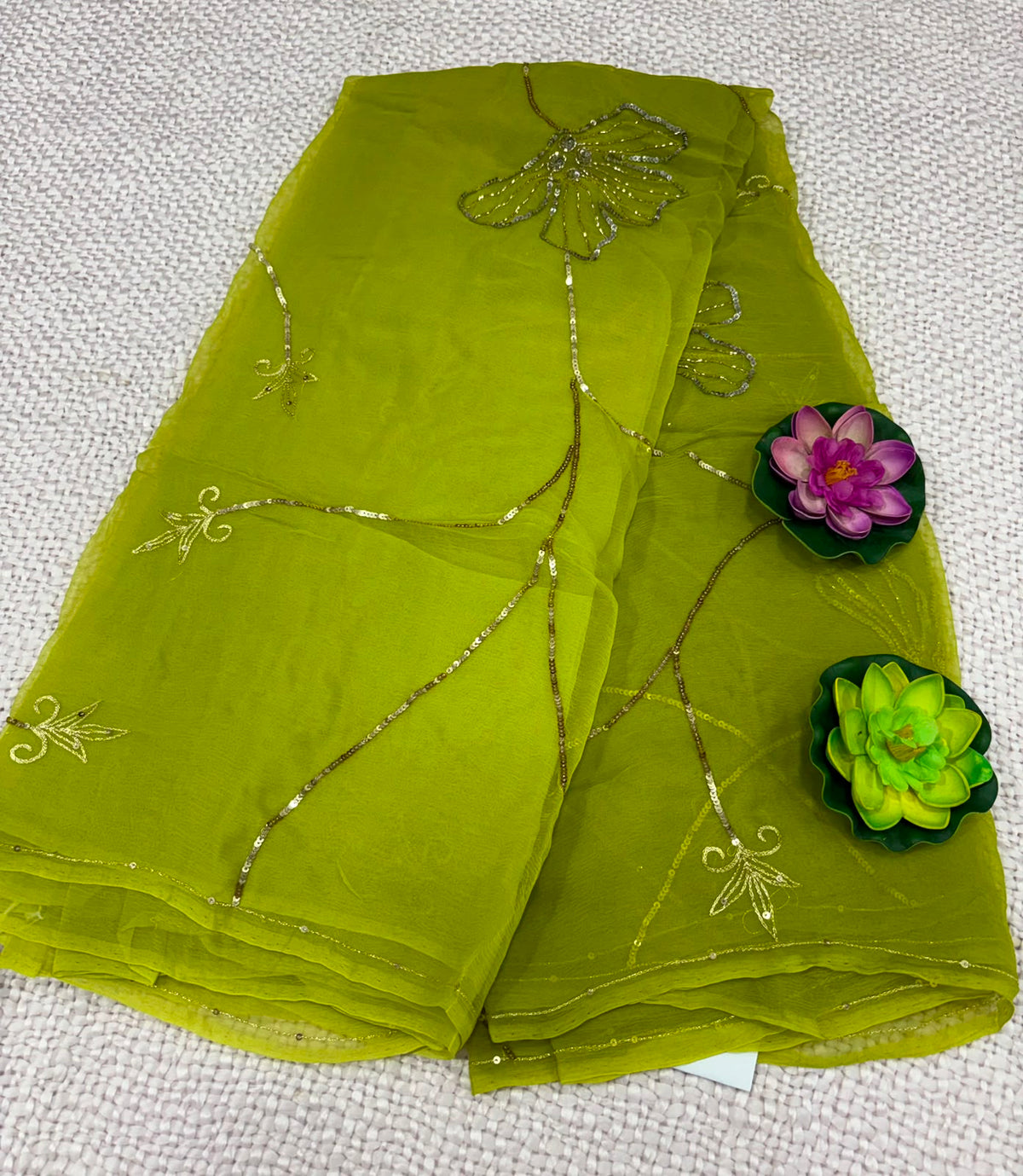 DIAMOND CHIFFON SAREE