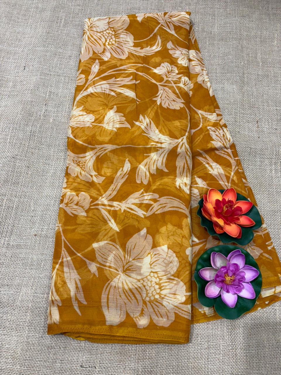 SEMI CHIFFON SAREE