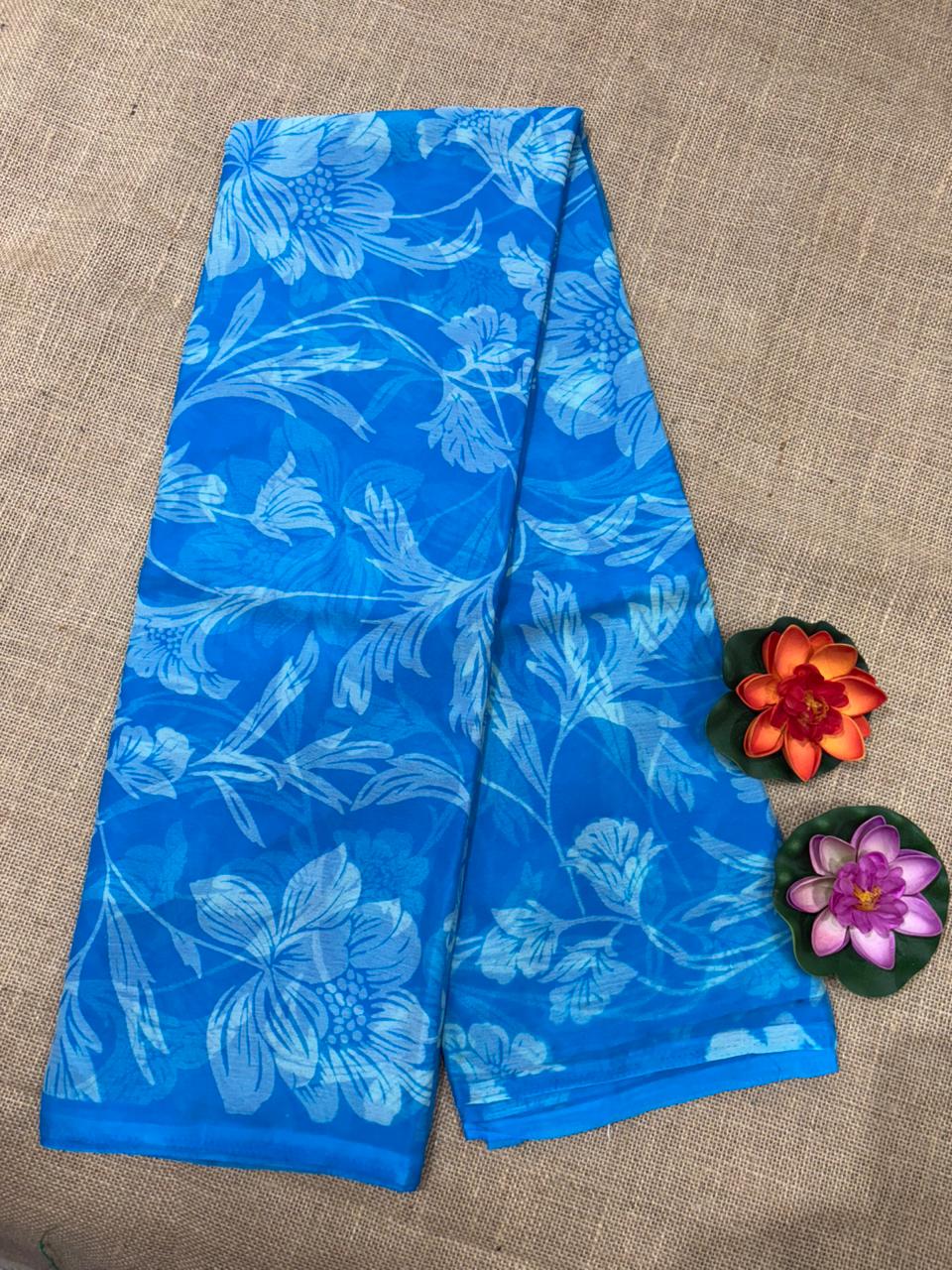 SEMI CHIFFON SAREE