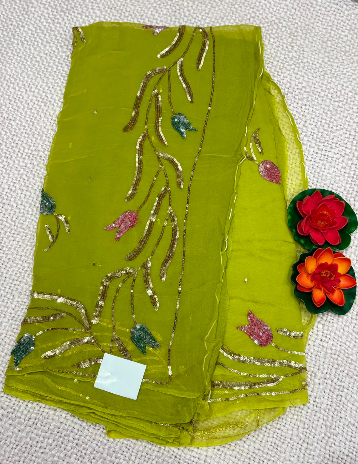 DIAMOND CHIFFON SAREE