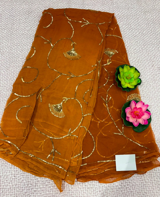 DIAMOND CHIFFON SAREE