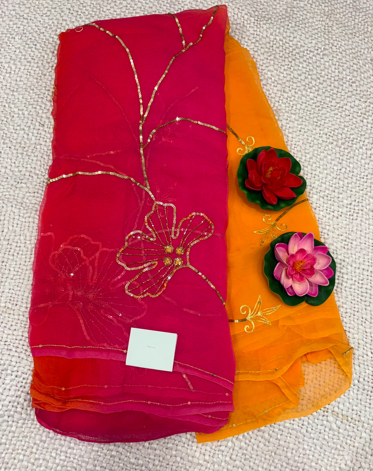 DIAMOND CHIFFON SAREE
