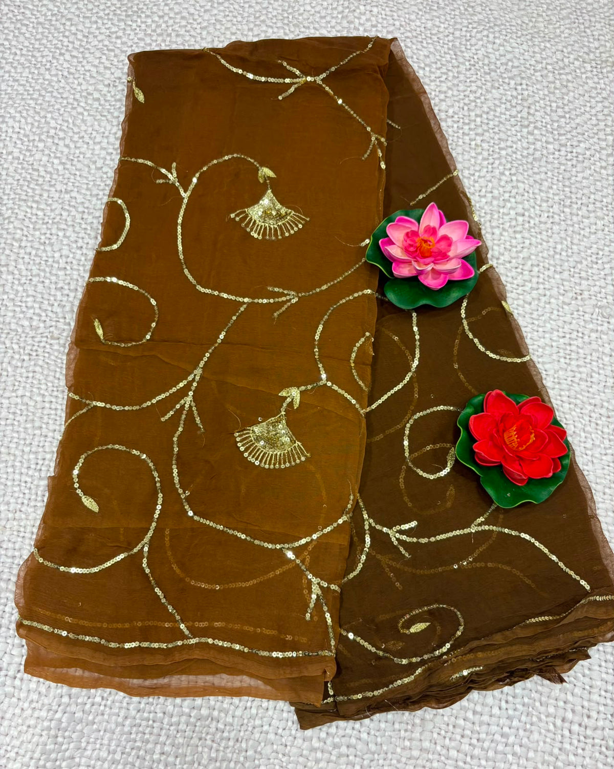 DIAMOND CHIFFON SAREE