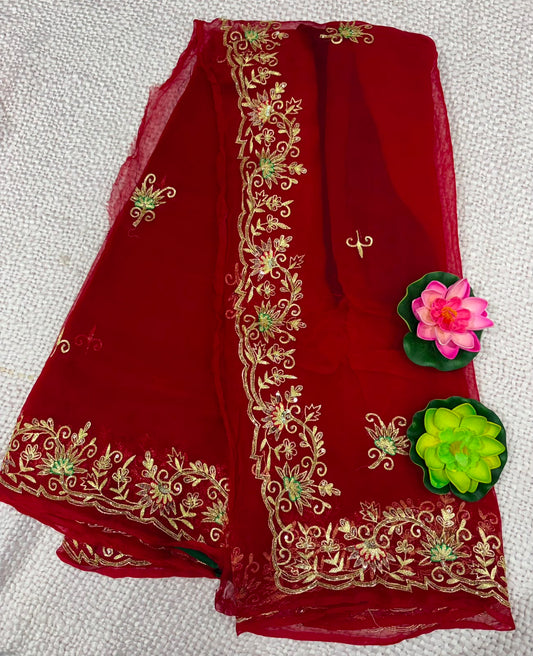DIAMOND CHIFFON SAREE