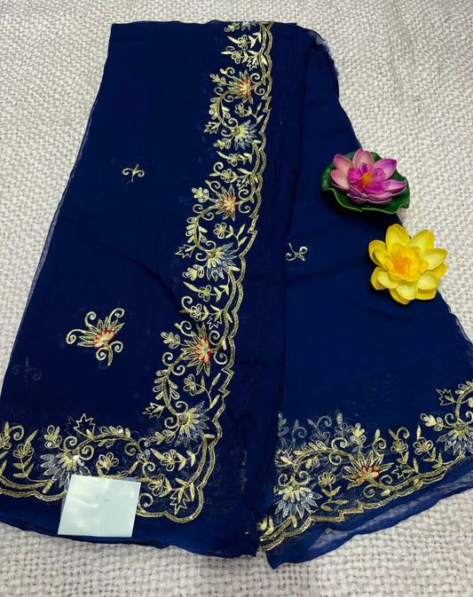DIAMOND CHIFFON SAREE