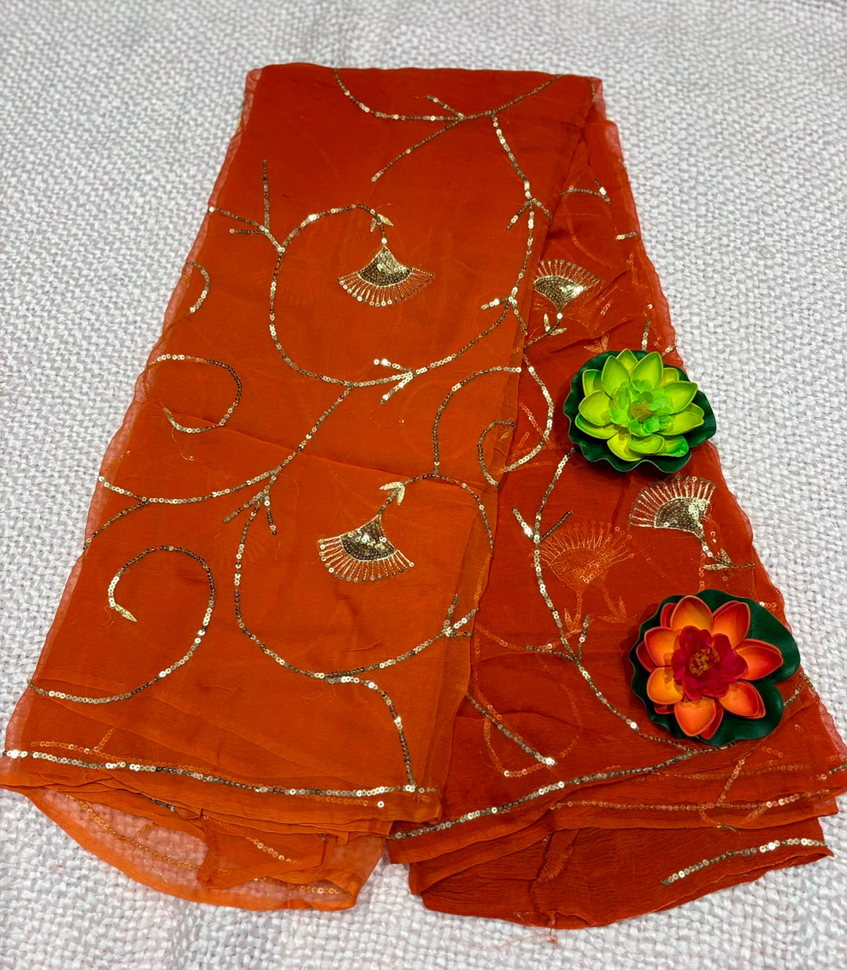 DIAMOND CHIFFON SAREE