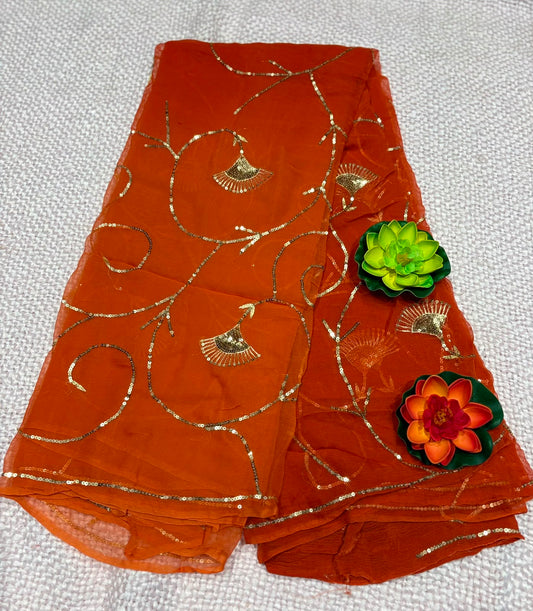 DIAMOND CHIFFON SAREE