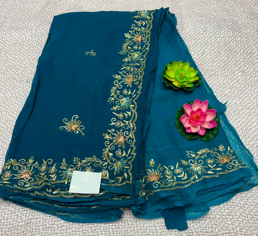 DIAMOND CHIFFON SAREE