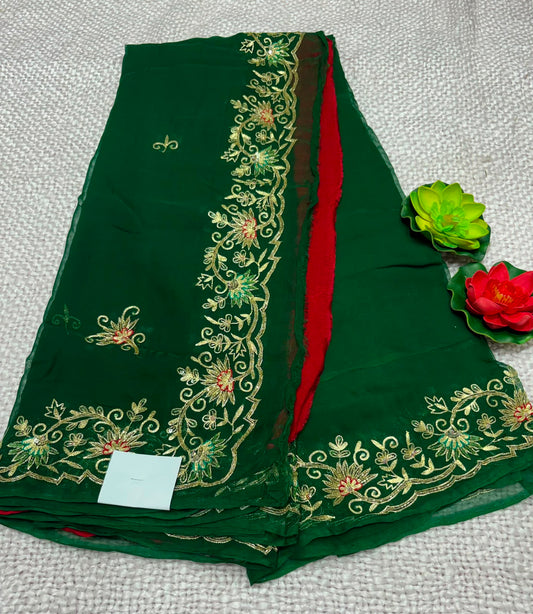 DIAMOND CHIFFON SAREE