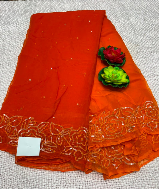 DIAMOND CHIFFON SAREE
