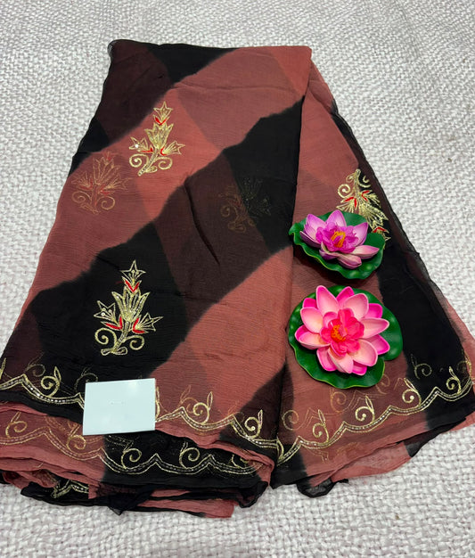 PURE CHIFFON SAREE
