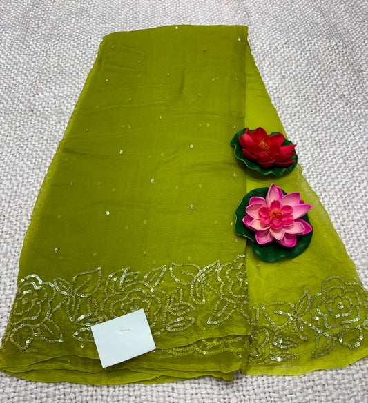 DIAMOND CHIFFON SAREE
