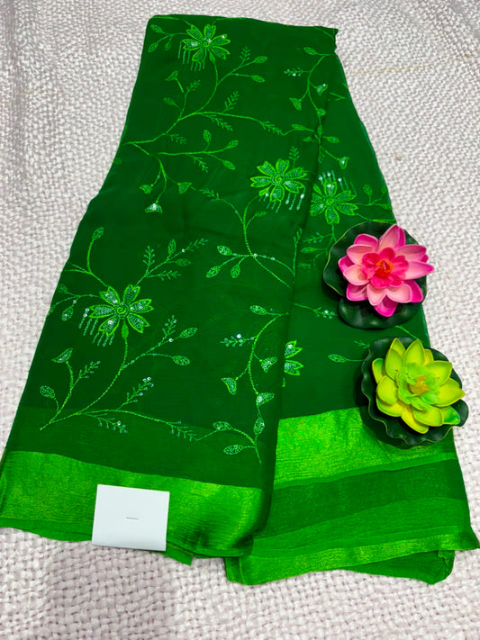 PURE CHIFFON SAREE