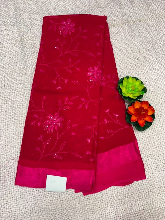PURE CHIFFON SAREE
