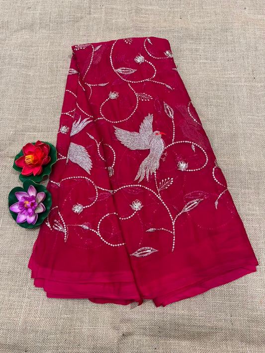 ITALIAN CHIFFON SAREE