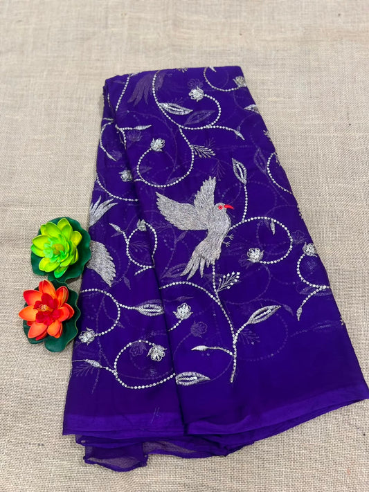 ITALIAN CHIFFON SAREE