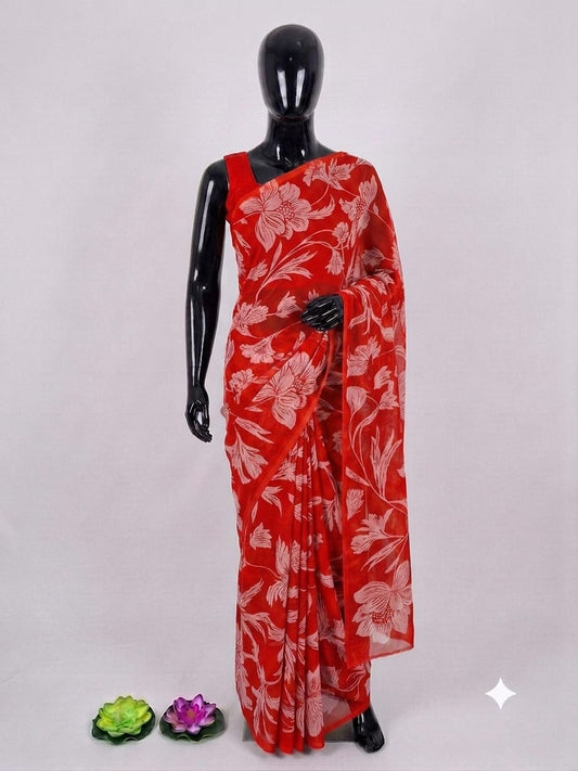 SEMI CHIFFON SAREE