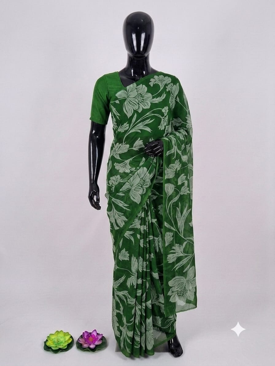 SEMI CHIFFON SAREE