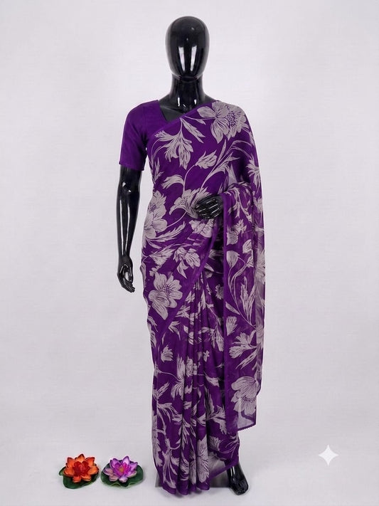 SEMI CHIFFON SAREE