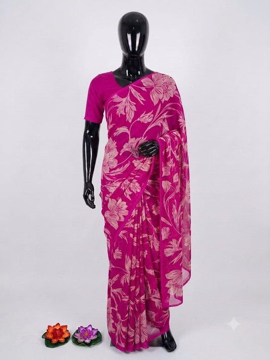 SEMI CHIFFON SAREE