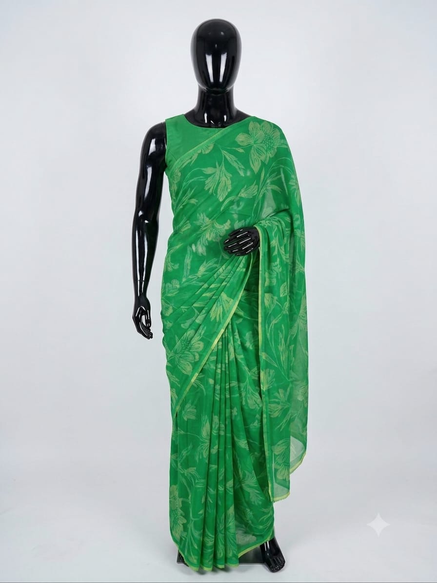 SEMI CHIFFON SAREE