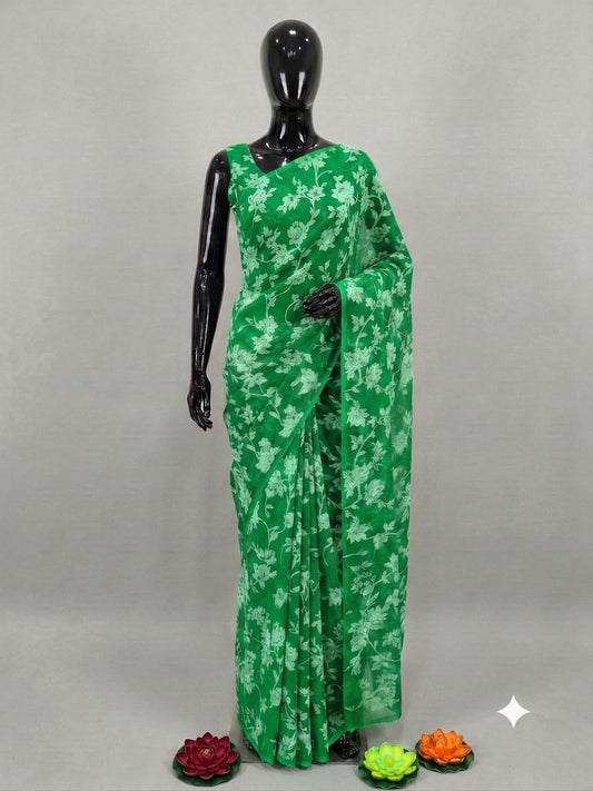 SEMI CHIFFON SAREE