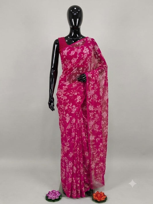 SEMI CHIFFON SAREE