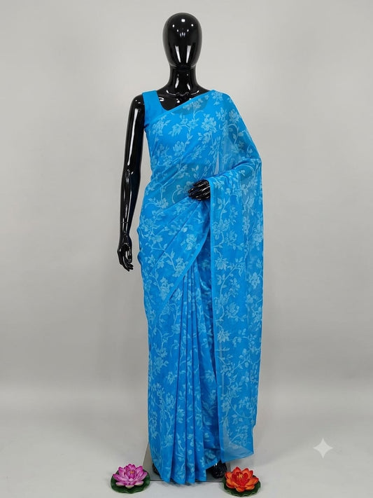SEMI CHIFFON SAREE