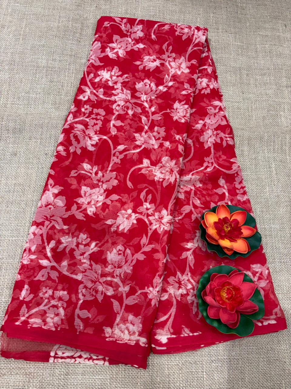 SEMI CHIFFON SAREE